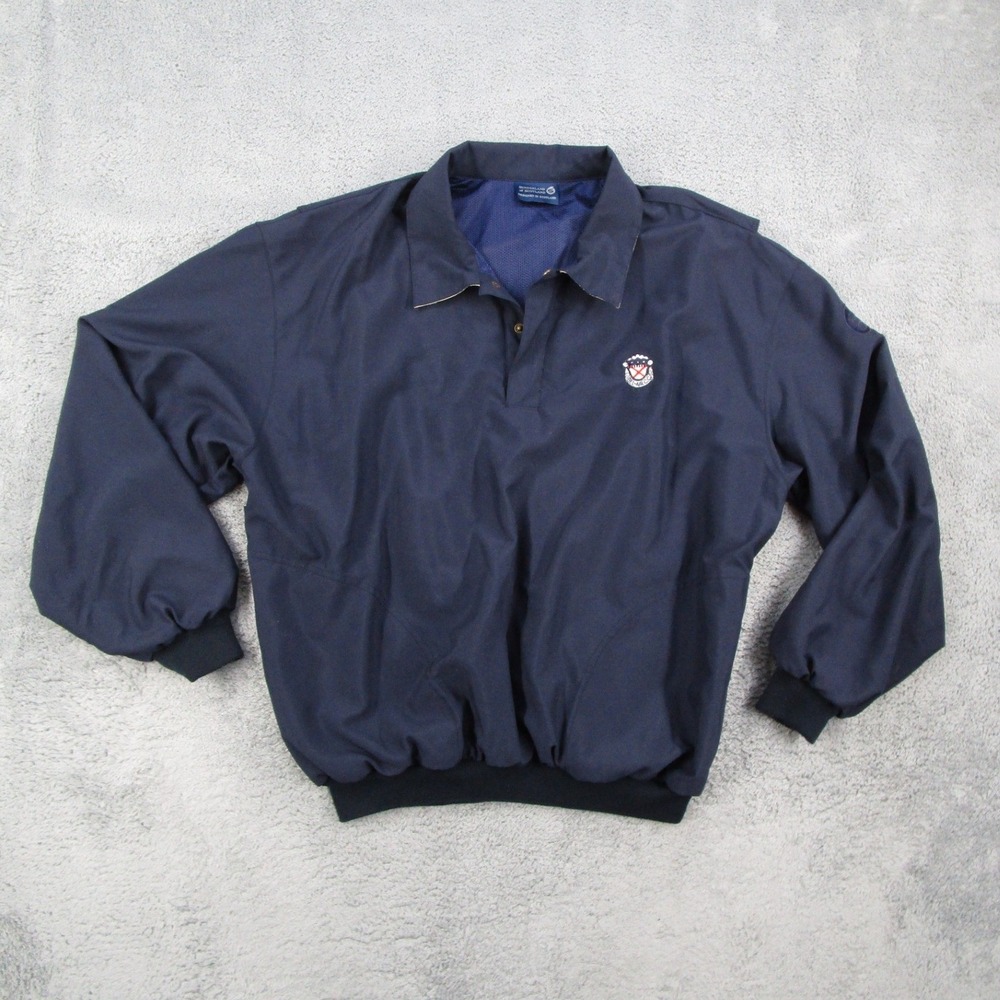 Sunderland of Scotland Mens XL Blue Golf Pullover Bel Air Country Club 2005 USA